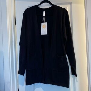 (M) Black Cardigan by Tasamo